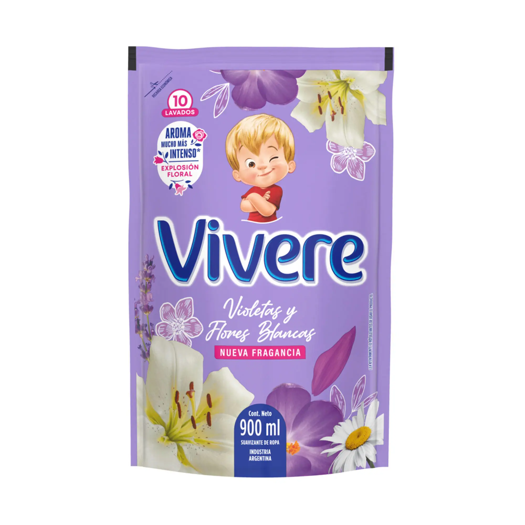 SUAVIZANTE VIVERE VIOLETAS X 900 ML